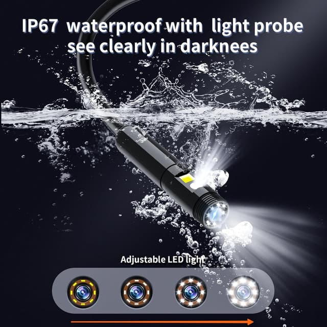 Thumbnail 5 de Dual Lens Borescope 1080p inspection camera, 32GB