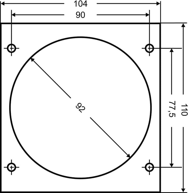 Detalle de as - Schwabe Camping CEE-Caravan-Einspeisungsstecker 230 V / 16 A (3-polig) mit Klappdeckel – IP44, Schwarz, I 61493