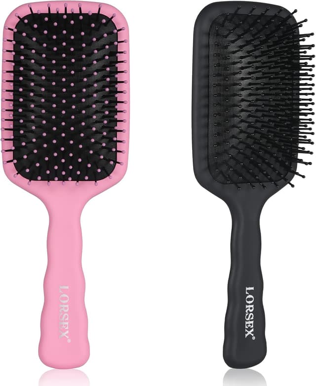 Detalle de LORSEX Spazzola districante 2 pezzi per capelli