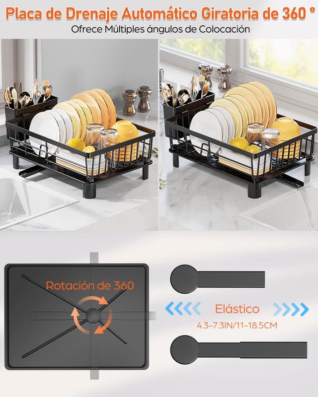 Detalle 2 de LIONONLY Escurreplatos ahorro espacio