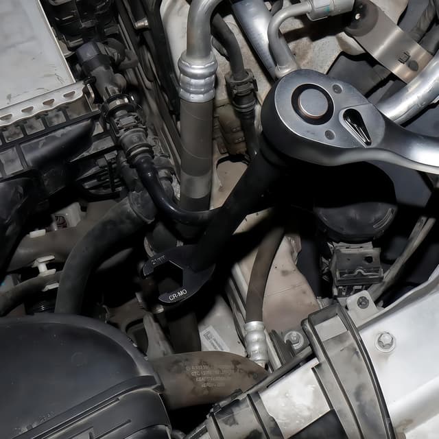 Detalle de Set 19 chiavi a zampa di gallo CCLIFE con attacco esterno quadrato 1/2" e 3/8" (8–32 mm)