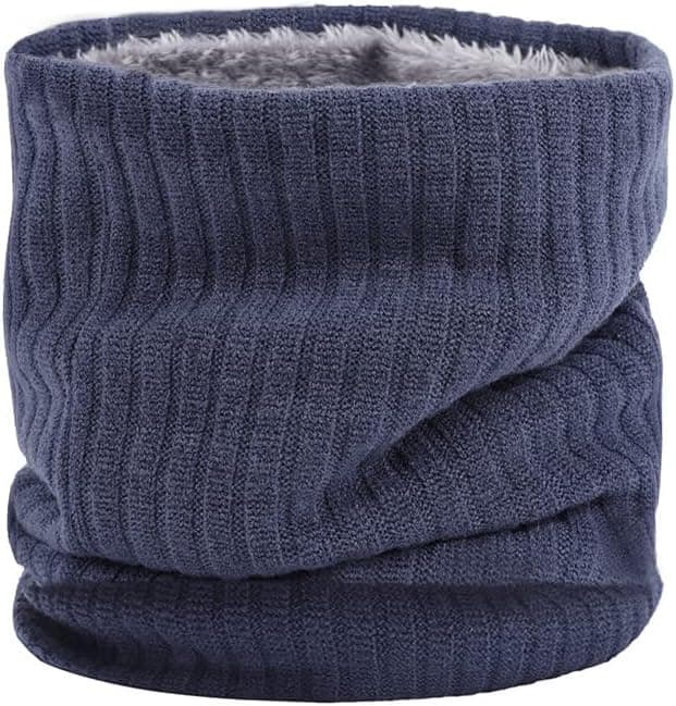 Thumbnail 6 de HGDGears Cache-cou en polaire coupe-vent thermique en laine tricotée et cachemire
