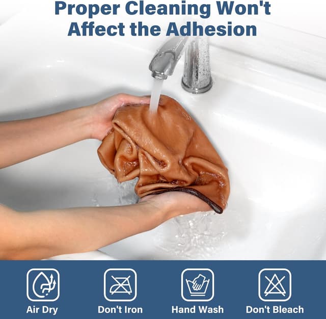 Detalle 2 de Walking Way Magic Protective Wrap Selbstklebe-Etui-Kit (45 x 45 cm) kratzfest, staubdicht, waschbar – Brown