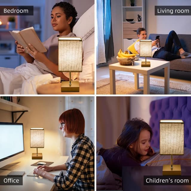 Detalle 2 de Totofac Touch Control Table Lamp, 3 way