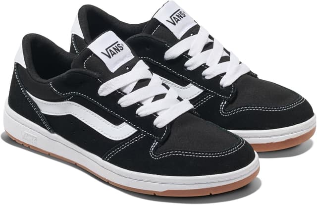 Detalle de Vans Ryland Ls BasketFemme : baskets basses femme en blanc et noir