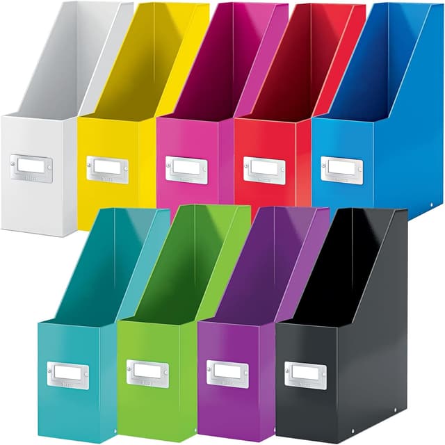 Detalle de Leitz Click Store Portariviste A4 60470001 in bianco metallizzato