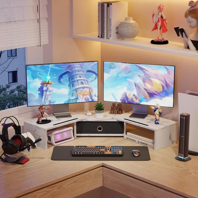 Detalle 2 de OYRREU Monitorständer 15,5 cm Schreibtisch