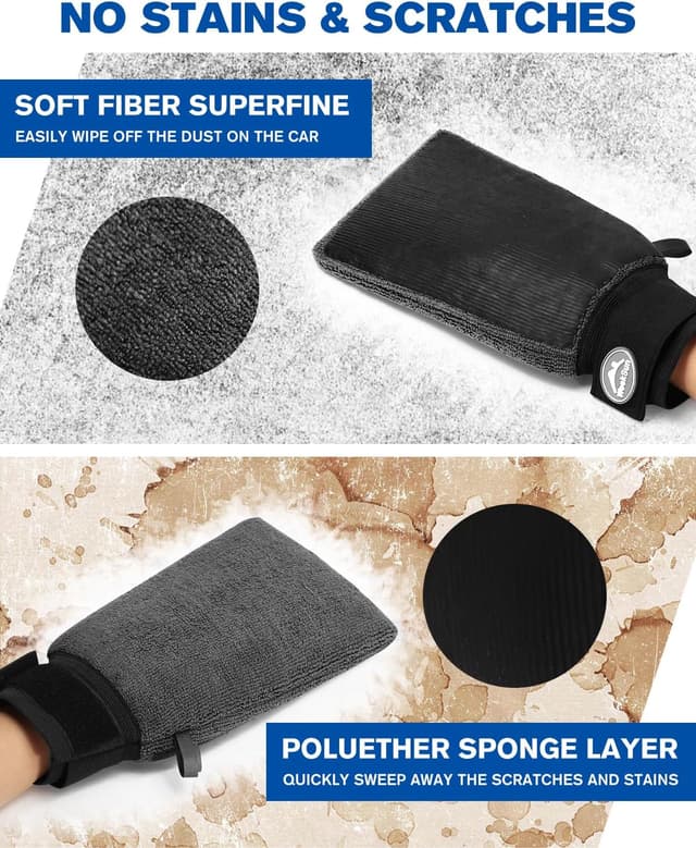 Thumbnail 3 de WEEKSUN 2PCS Guanto di Argilla Grigio