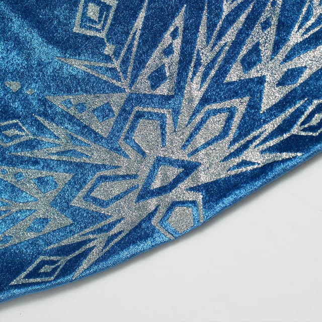 Detalle de Monissy Regina Congelata Principessa Elsa: vestito da ragazza blu con accessori (corona, collare, bacchetta e altro)