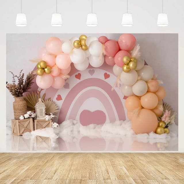 Detalle de MEHOFOND Rosa Bohemia Hintergrund 2,1x1,5 m