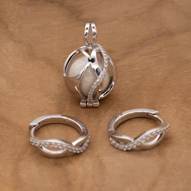 Detalle 2 de Engelsrufer Creolen Paradise 16,5 mm