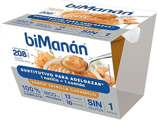 Imagen de biManán - Copa de Vainilla Caramelo, Crema para Adelgazar 🍨 en OfertitasTOP