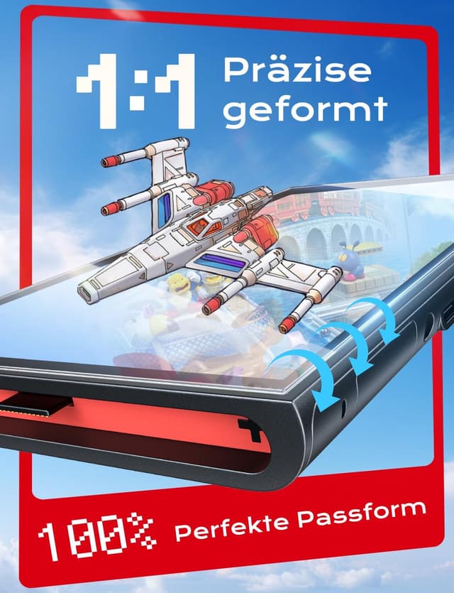 Thumbnail 4 de MAGIC JOHN Displayschutz 9H für Nintendo Switch 2