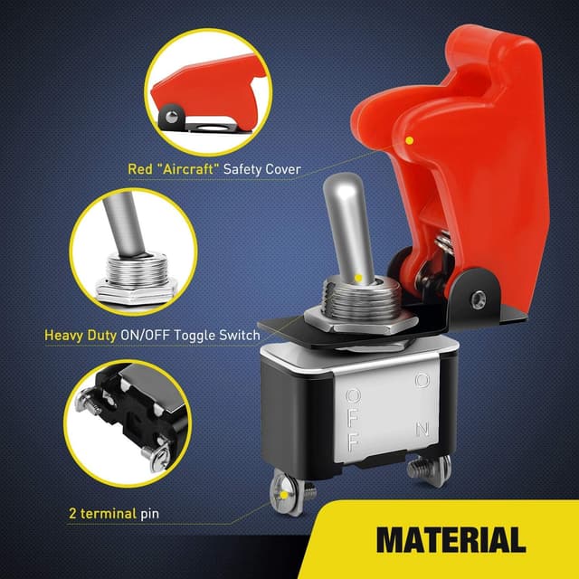 Thumbnail 4 de Nilight 90014E Rocker Toggle Switch 12V 20A 🔌