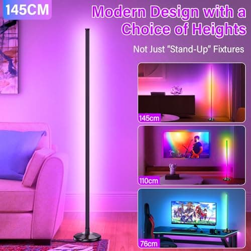 Detalle 1 de NIKYJM Lámpara de Pie LED 145 cm