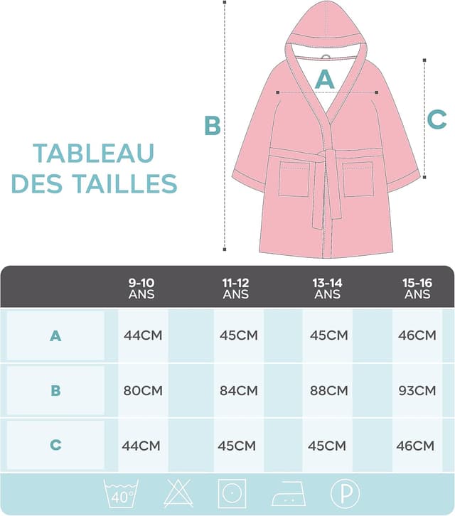 Thumbnail 4 de Twinzen Peignoir Adolescent Capuche 100% Coton