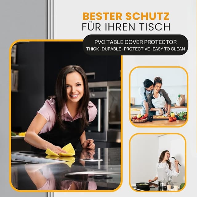 Thumbnail 4 de Artwelt Nappe de protection de table transparente 2.2mm