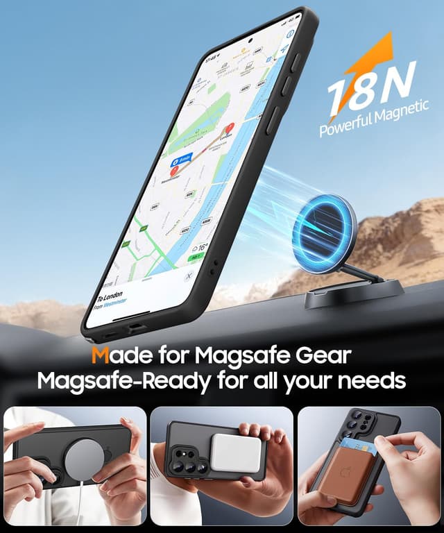 Detalle 1 de JAME Samsung Galaxy S26 Ultra case with MagSafe