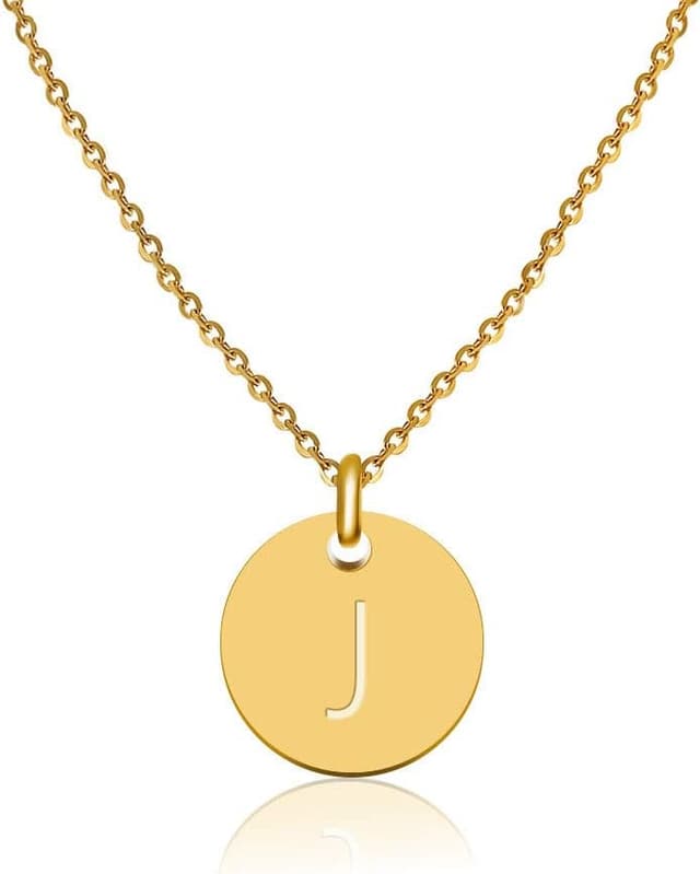 Detalle de Catenina da donna GD GOOD.designs EST. 2015 con iniziali argentate