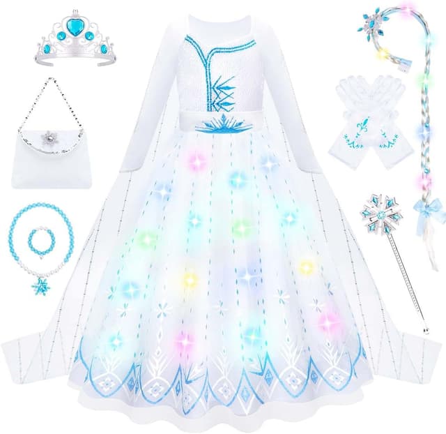 Thumbnail 6 de Meland Princess Dress Light Up Girls 3–10
