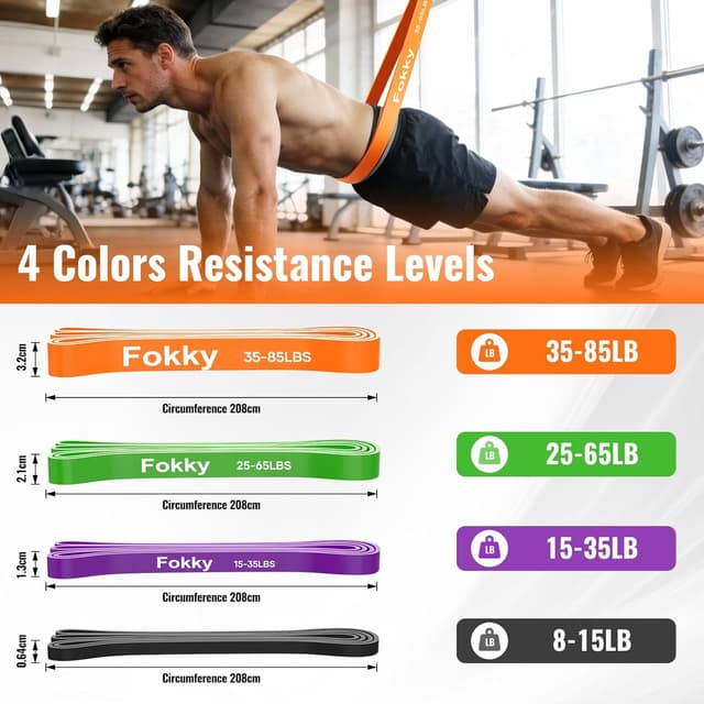 Thumbnail 1 de Fokky Resistance Bands Set 4 Stufen 🏋️♀