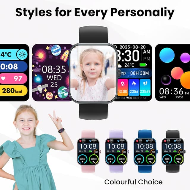 Detalle 2 de BJLBOJEY Kids Smart Watch 1.83'' face