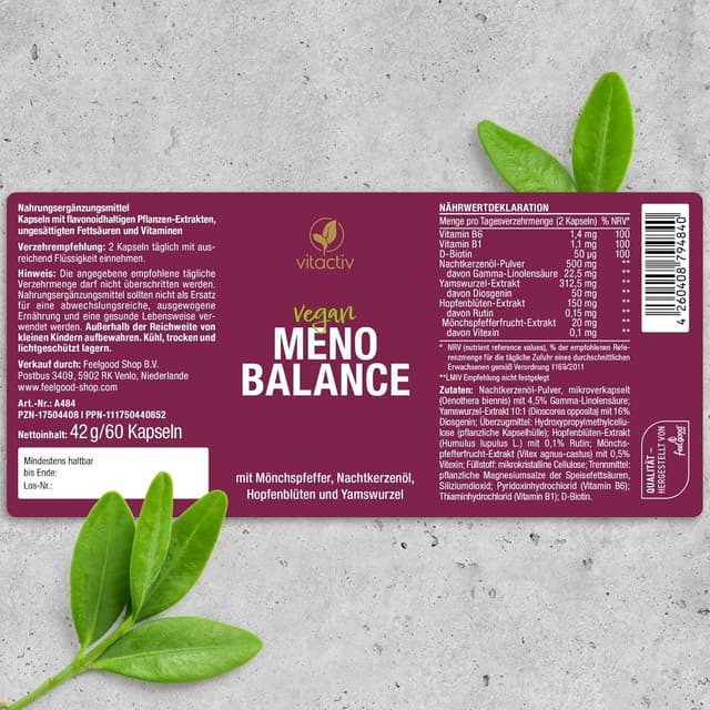 Thumbnail 5 de VITACTIV MenoBalance Wechseljahre Kapseln 180 Stück
