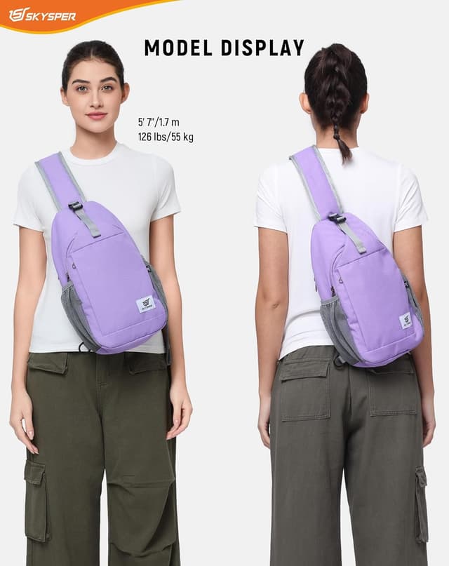 Thumbnail 5 de SKYSPER Bolso bandolera pecho 39x20x10 cm