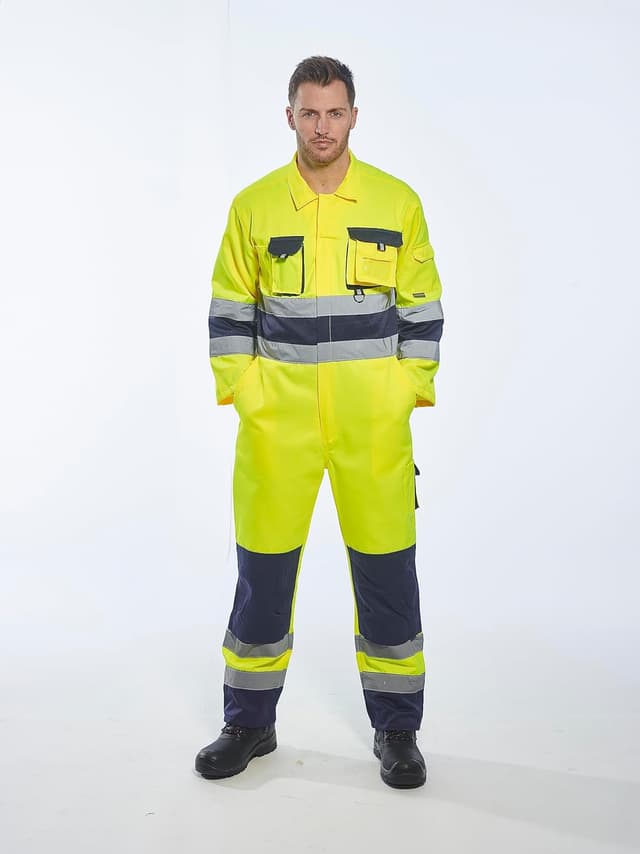 Thumbnail 5 de Portwest TX55 Hombres Mono de Trabajo Alta Visibilidad Clase 3 👷