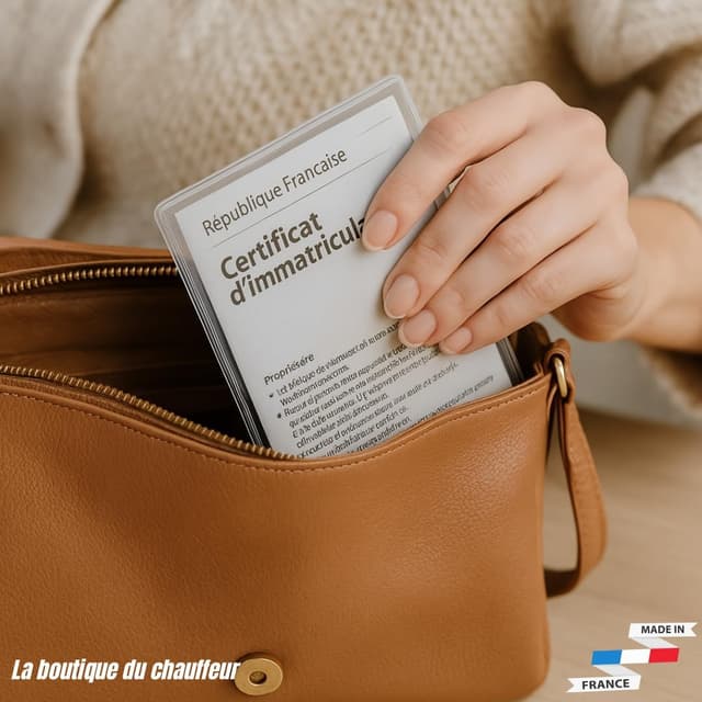 Thumbnail 1 de Idée pro mobilité Étui Carte Grise 3 pièces