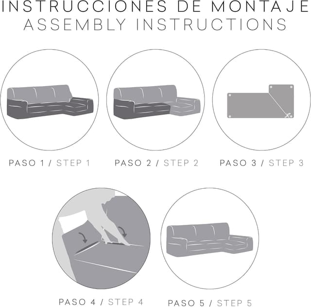 Thumbnail 4 de Eysa Luz funda chaise longue brazo largo