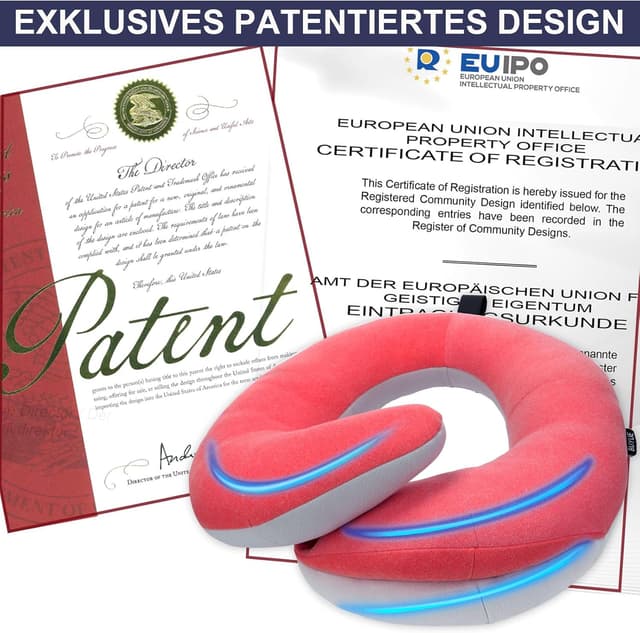 Thumbnail 4 de BUYUE Reise-Nackenkissen 360° für Erwachsene 45KG+