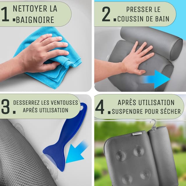 Thumbnail 6 de SilverRack Coussin de Baignoire MOYENNEMENT Doux