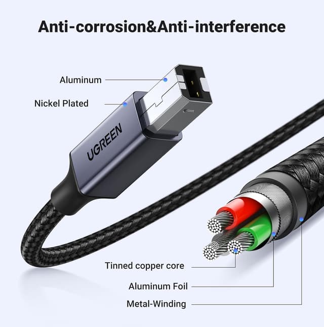 Thumbnail 5 de UGREEN Câble Thunderbolt 3 vers USB B ⚡