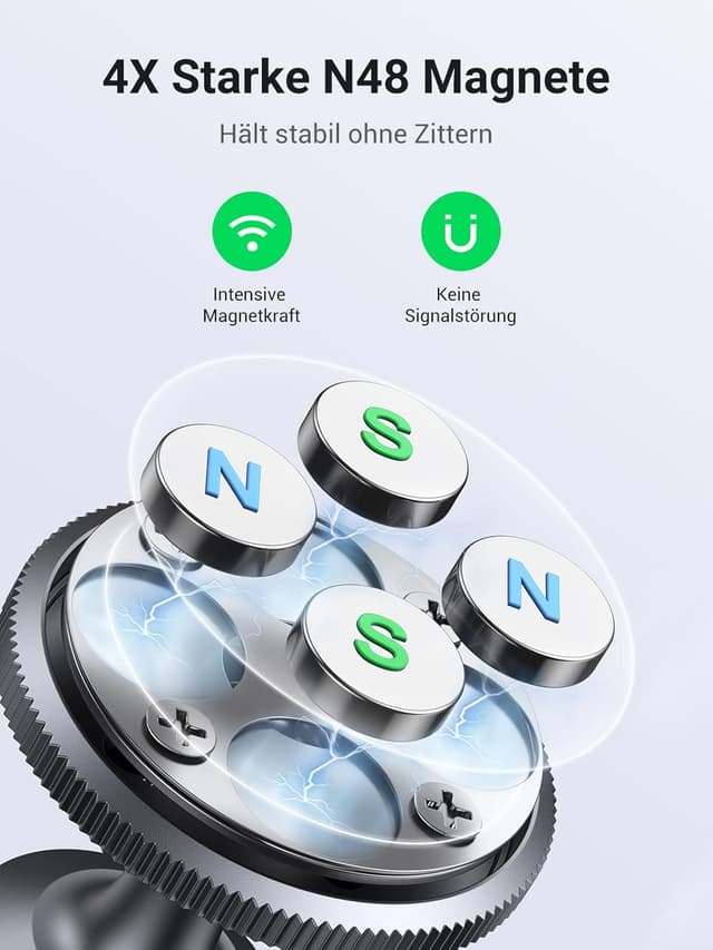 Detalle 2 de UGREEN Magnet Handyhalterung Auto 360°