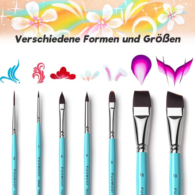 Thumbnail 3 de Kinderschminke Pinselset 7er Synthetischhaar