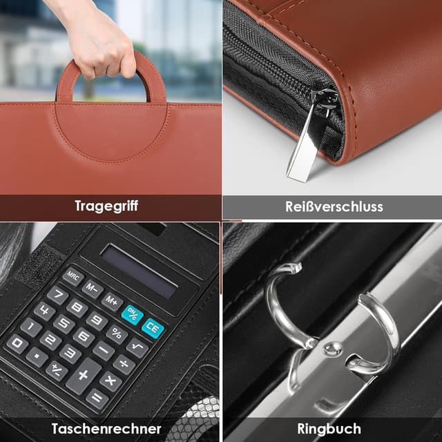 Thumbnail 5 de TLGREEN Schreibmappe A4 34×25×4,4 cm