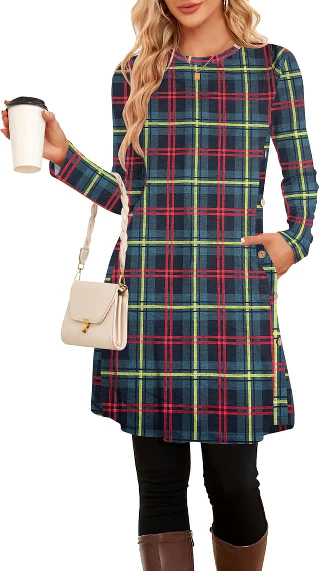 Thumbnail 6 de NARRAME Pullover-Kleid langärmelig S–XXL 👗