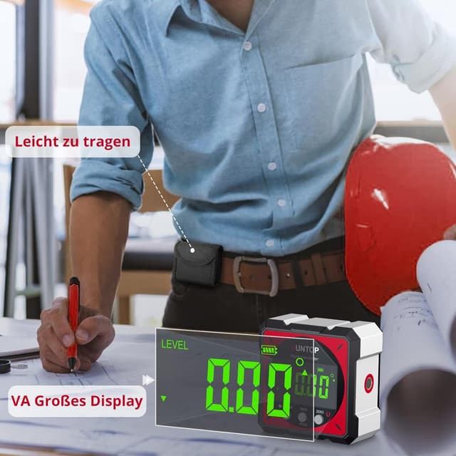 Thumbnail 5 de XUNTOP Digitaler Winkelmesser Neigungsmesser 0,05° đ