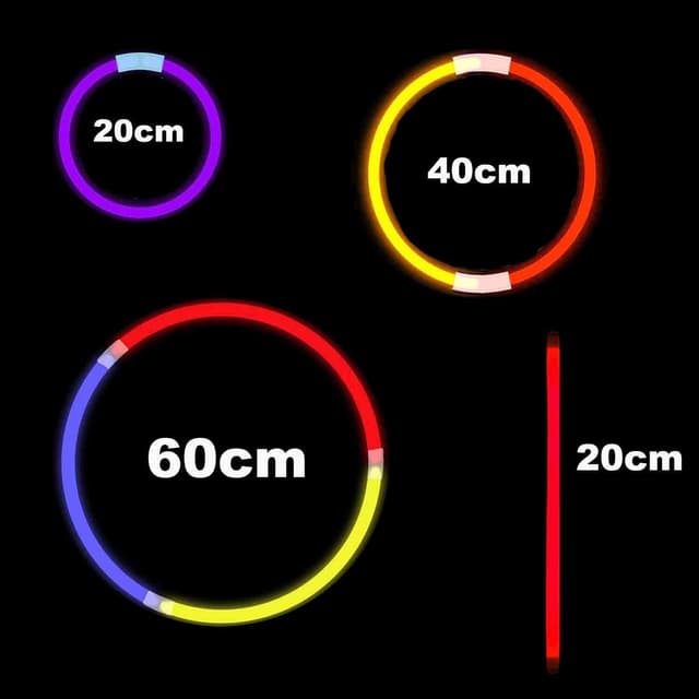 Thumbnail 1 de AuFiiy Glow Sticks 100 pack 8 inch