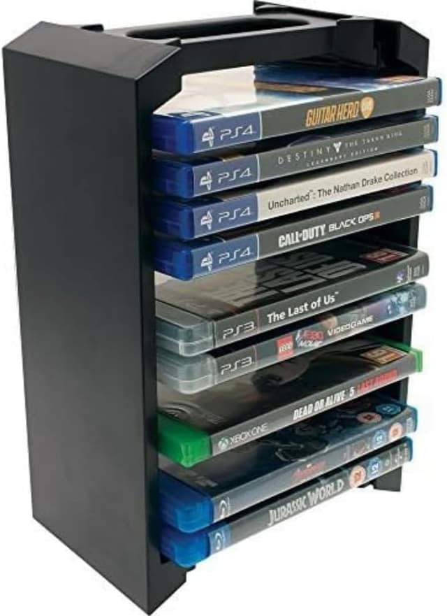 Detalle de Universal Games and Blu-ray Storage Tower for PS4/PS3/Xbox One (holds up to 12 discs)
