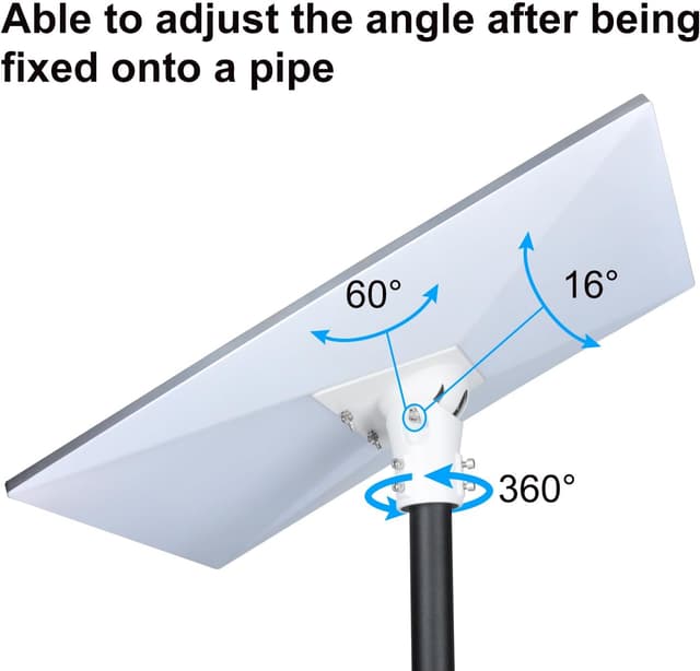 Detalle de Pipe Adapter Pole Mount for Starlink Gen 3