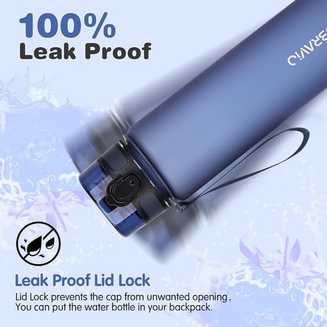 Thumbnail 2 de Gobravio 1L leakproof sports water bottle