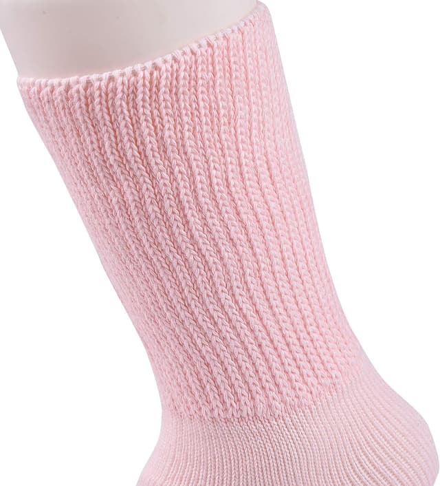 Thumbnail 6 de Laulax Ladies 3 Pairs Loose Top Gentle Grip Diabetic Cotton Socks (UK 4-7 / EU 36-41)