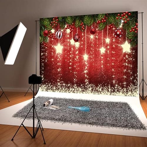 Thumbnail 1 de Aisnyho Christmas Backdrop 8x6ft photo banner