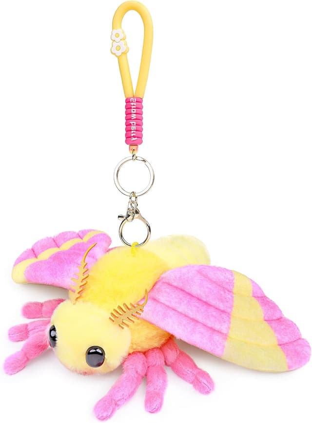 Detalle 1 de Lilizzhoumax Emerald Moth keychain 7 inch