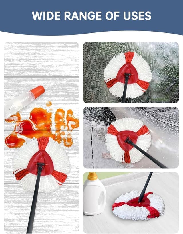 Thumbnail 5 de XINSHIKEJI 3-Pack Mop Heads for Vileda