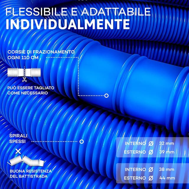 Thumbnail 2 de Tillvex Tubo per Piscina 14m 32mm