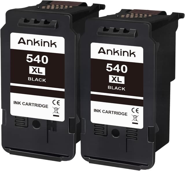 Thumbnail 6 de ANKINK kompatible Tintenpatronen 540XL (PG 540XL) – 2er-Pack Schwarz für Canon-Drucker