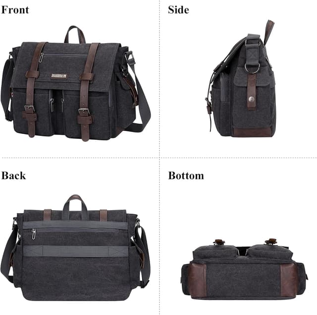 Thumbnail 2 de WITZMAN Sac messager toile 17 pouces